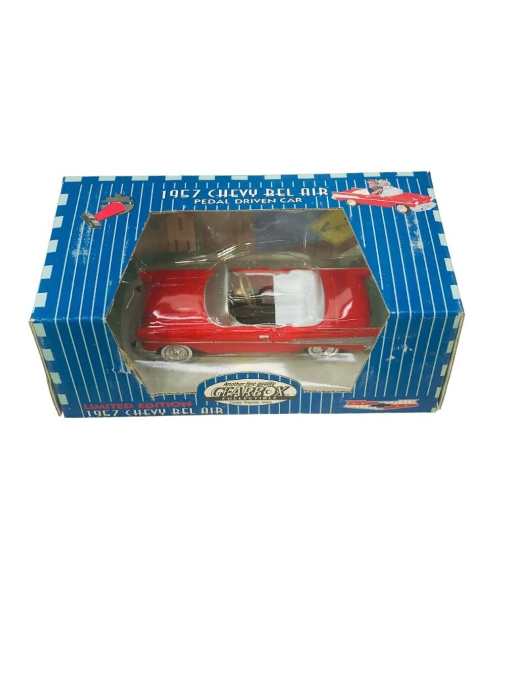 Gearbox 1997 Vintage 1957 Chevy Bel Air Convertible Serial #04607 Pedal Car New